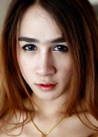 20yo busty Thai shemale Four topless striptease for white tourist