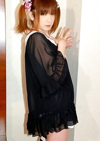 Hiromi is a super cute newhalf who is new to porn. Beautiful pale, translucent skin, natural hormonal breasts and a huge cock.
