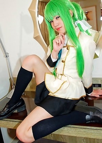 Newhalf  Kanato doll has a great hentai school girl look and loves to pose nude and show off her long legs and great ass!