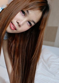 20 year old Thai Donut gets huge facial from white cock