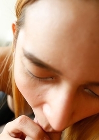 20yo Thai ladyboy Yuki gets cum covered by big white cock