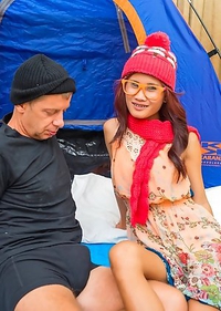 Hobo Fucking a Beautiful Ladyboy!