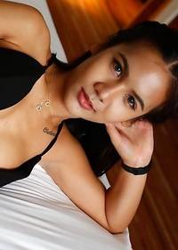 Horny 20yo Thai ladyboy Mickey loves to have fun and big white cocks