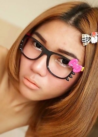 Skinny ladyboy May shows off wild side in Bangkok hotel