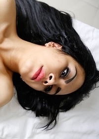 21yo sexy Thai ladyboy Sweetie gets big white cock up her ass