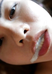 23 year old Thai shemale Bee does POV blowjob and licks up the cum