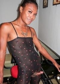 Ladyboy Jina - Sex Chair Creampie